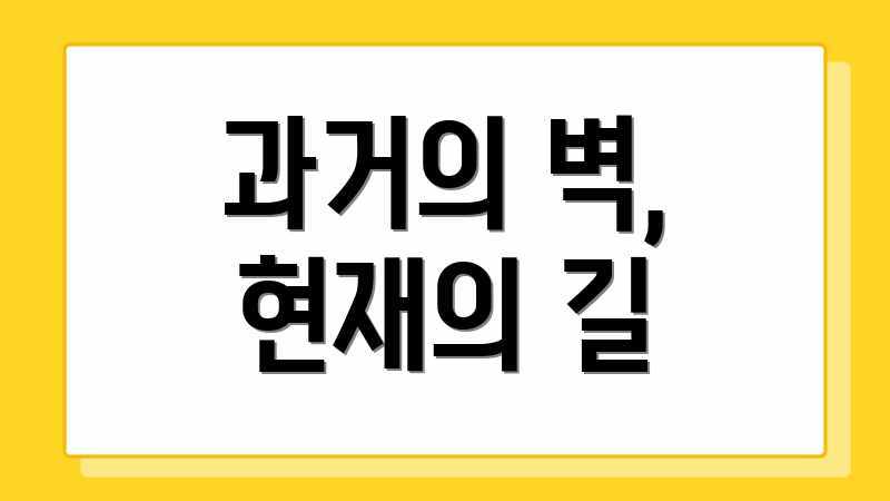 과거의 벽, 현재의 길