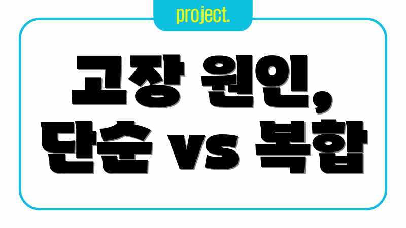 고장 원인, 단순 vs 복합
