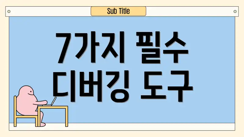 7가지 필수 디버깅 도구