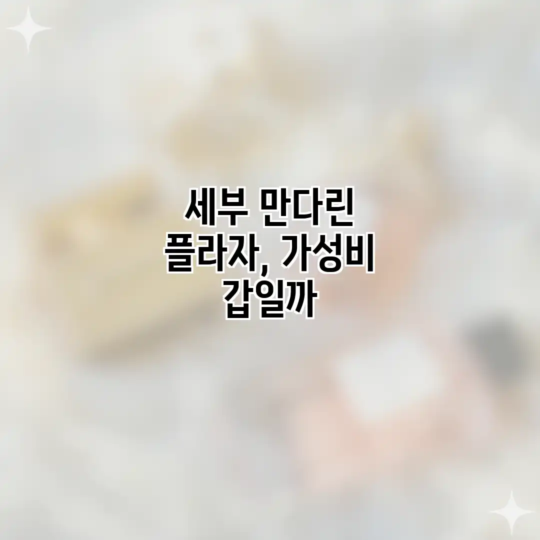 세부 만다린 플라자, 가성비 갑일까?